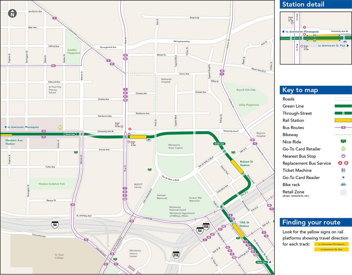 green line mapa Chicago
