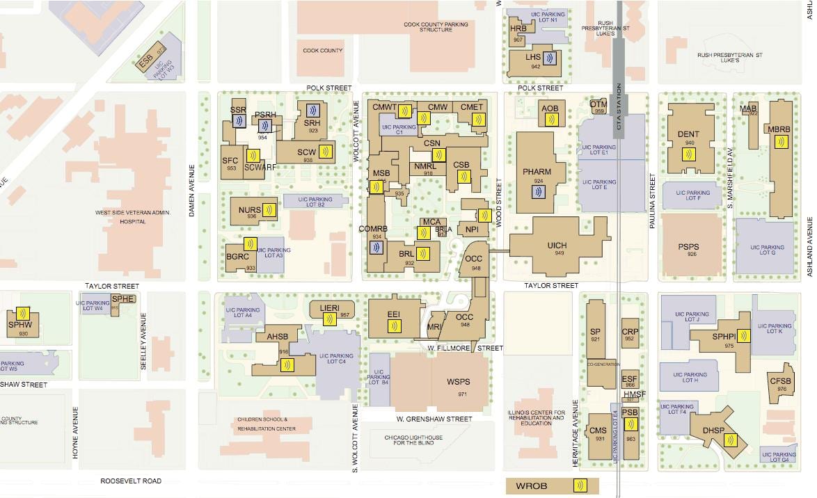 mapa UIC
