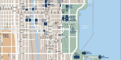Dopravní mapa Chicago
