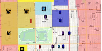 Gang mapa Chicago