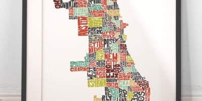 Chicago mapa umění