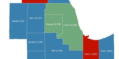 Mapa cook county
