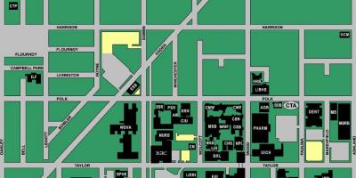 Mapa UIC west campus
