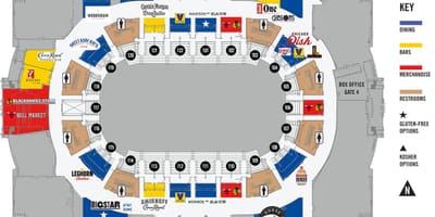 United Center suite mapa Chicago